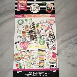 The Happy Planner “Watercolor” classic sticker book